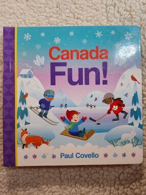 Paul Covello Canada Fun Board Book 2020 Childrens Canada Activities Illustrated